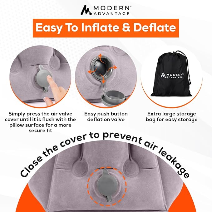 Modern Advantage Inflatable Travel Pillow - Image 7