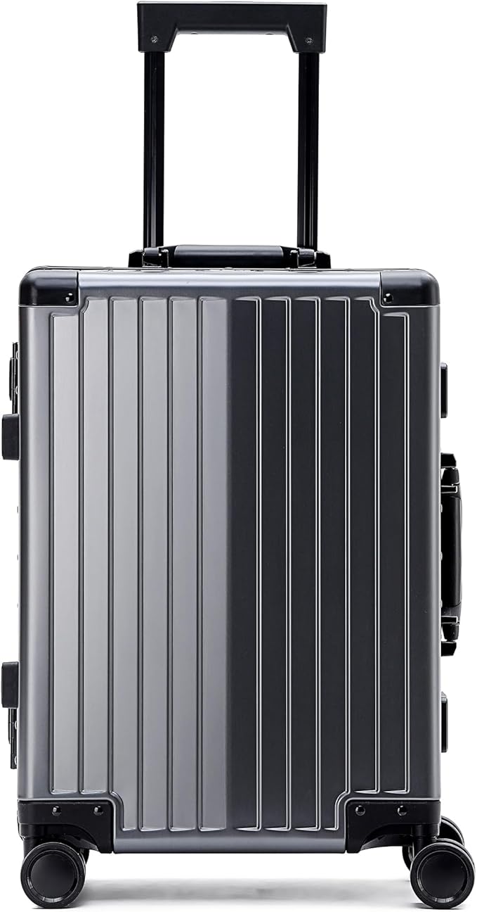 YYW Aluminum Carry-On Luggage Airline Approved Lightweight Suitcase by YYW