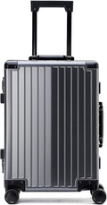 YYW Aluminum Carry-On Luggage Airline Approved Lightweight Suitcase by YYW