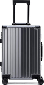 YYW Aluminum Carry-On Luggage Airline Approved Lightweight Suitcase by YYW