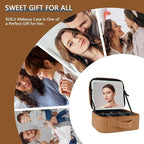 Makeup Bag with Led Mirror, Travel Makeup Organizer with 3 Color Setting - Image 6