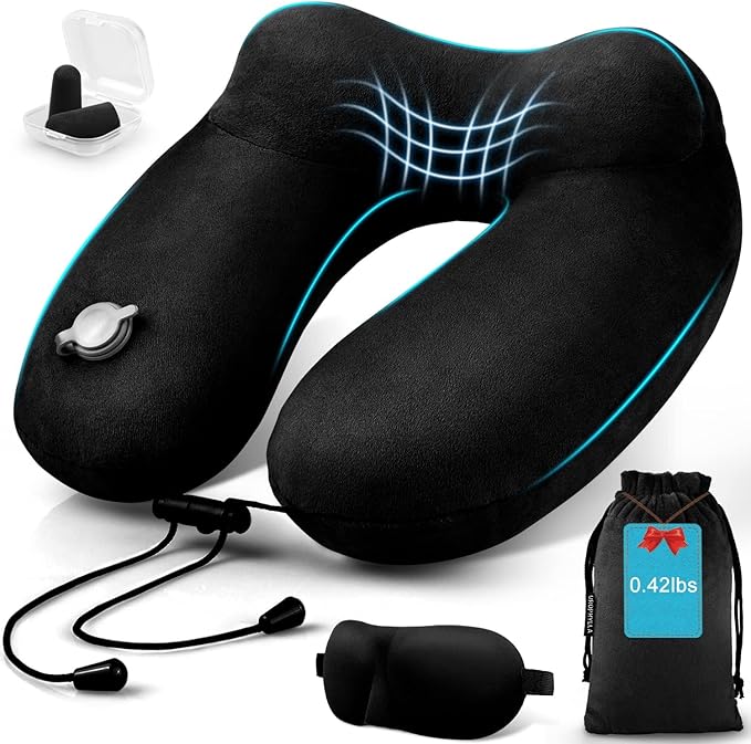 urophylla Inflatable Travel Neck Pillow by UROPHYLLA