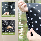 SaphiRose Unisex Rain Poncho Raincoat Hooded - Image 4