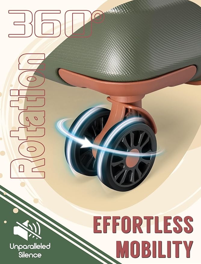 Luggage Sets 5 Piece, Suitcases - Image 3