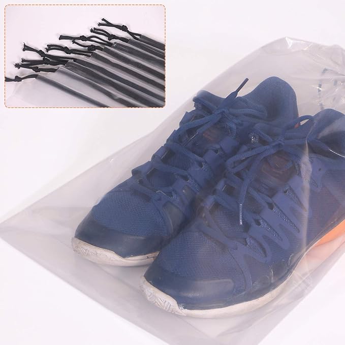 Set of 24 Transparent Shoe Bags - Image 3