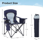 HIGH POINT SPORTS Oversized Camping Folding Chair, Heavy Duty Portable Outdoor - Image 2