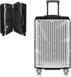 Yotako Upgraded Zippered Transparent PVC Suitcase Cover, No Disassembly by YOTAKO