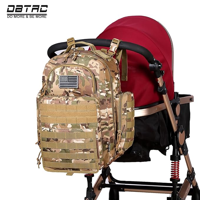 Diaper Bag Backpack for Dad, DBTAC Large Baby Nappy Bag for Men w/Changing Mat - Image 7