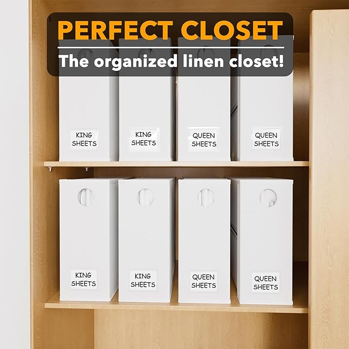 SpaceAid 8 Pack Bed Sheet Organizers and Storage, Foldable Organizer - Image 5