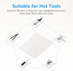 Quccefods Heat Resistant Mat Large Silicone Hot Hair Tools Mat for Curling Irons Flat Iron Hair Straightener Vanity Mat Portable Hair Styling Tools Hot Pad 14.2"*11"