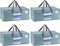 VENO 4 Pack Moving Bags for College, Heavy-Duty Storage Totes, Moving Boxes and by Veno