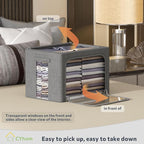 4 Pack Clothes Storage Bins - Image 2