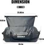 Buffalo Gear Waterproof Duffle Bag 40L 60L 80L Roll-top Dry Bag Heavy Duty - Image 8