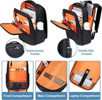FENRUIEN Business Backpack for Men, Water Resistant Tech Backpack - Image 2