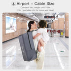 2 in 1 Portable Travel Crib for Toddler, Foldable Crib for Baby, Lightweight - Image 7