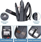 FENRUIEN Work Backpack for Men, Water Resistant Smart Backpack - Image 2