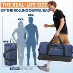 Fanwoli 30'' Rolling Duffel Bag - Image 6