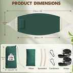Chihee Cotton Hammock Large Soft Breathable Camping Hammock Holds Up to 660lbs - Image 4