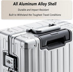 20 Inch All Aluminum Carry On Luggage 22x14x9 Airline Approved - Image 4