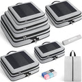 8 Set/6 Set/4 Set Compression Packing Cubes by PREZON
