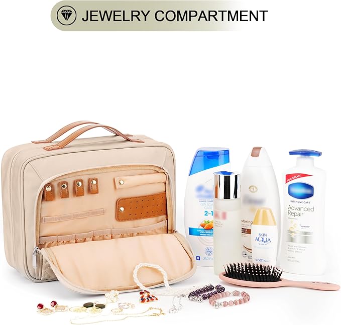 Travel Hanging Toiletry Bag for Women, Cruise Ship Essentials, - Image 8