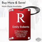 Personalized Luggage Tags: Custom Metal Luggage Tags - Image 2