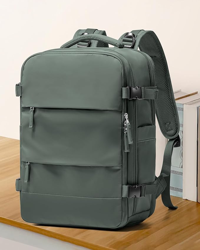 coowoz Large Travel Backpack For Women Men, Carry On Flight Approved, Hiking - Image 2