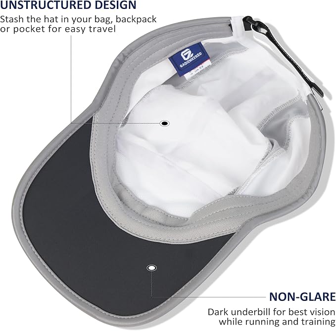 GADIEMKENSD Reflective Folding Outdoor Hat Unstructured Design UPF 50+ Sun - Image 4