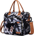 Hibiscus Lunch Box for Women Adult Insulated Lunch Bag Ladies Lunch Tote Bag by TuErcao