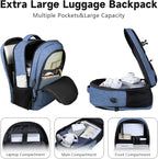 Lapsouno Extra Large Travel Backpack, TSA Laptop Backpack, 17 inch Bag - Image 3
