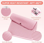 Quccefods Large Heat Resistant Silicone Mat for Hair Styling Tools - Curling Irons, Flat Irons, and Hair Straighteners