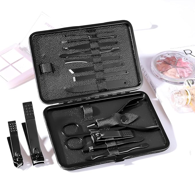 Manicure Pedicure Kit Nail Clippers Set Fingernails & Toenails Vibrissac - Image 6