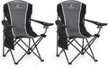 ALPHA CAMP Oversized Camping Folding Chair by ALPHACAMP