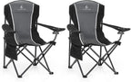ALPHA CAMP Oversized Camping Folding Chair by ALPHACAMP