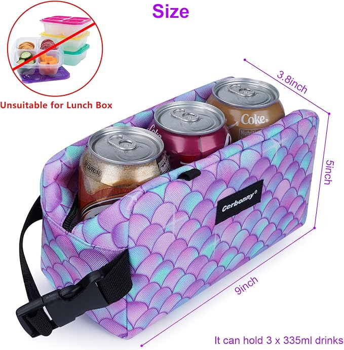 Cerbonny Freezable Cooler Bag for Work/School/Travel - Image 2