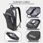 Business Backpack for Men Lightweight Commute Laptop Backpack Anti-Theft Water - Image 3