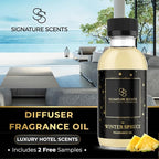 Luxury Hotel Diffuser Oil for Hotels and Homes - Aromatherapy Oils for use with an Essential Oil Diffuser at Home - Fragrance-Scent Diffuser Oil Blend (Winter Spruce) 4.05fl oz (120ml)
