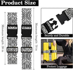 Zebra Luggage Straps for Suitcases TSA Approved, Luggage Identifiers for - Image 2