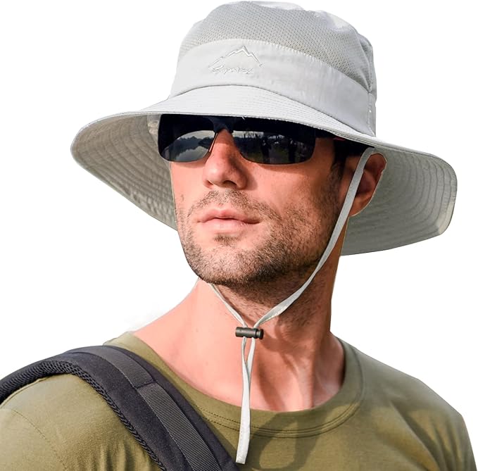 Sun Hats for Men Women Fishing Hat UPF 50+ Breathable Wide Brim Summer UV - Image 2
