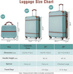 Merax Luggage Set 2 Piece Suitcase Set - Image 3