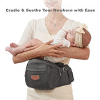 Sunveno Hip Baby Carrier with Seat, Ergonomic Baby Hip Carrier, Front-Facing - Image 2
