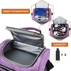 OPUX Lunch Box For Women, Insulated Large Lunch Bag Adult Work, Double Decker - Image 8