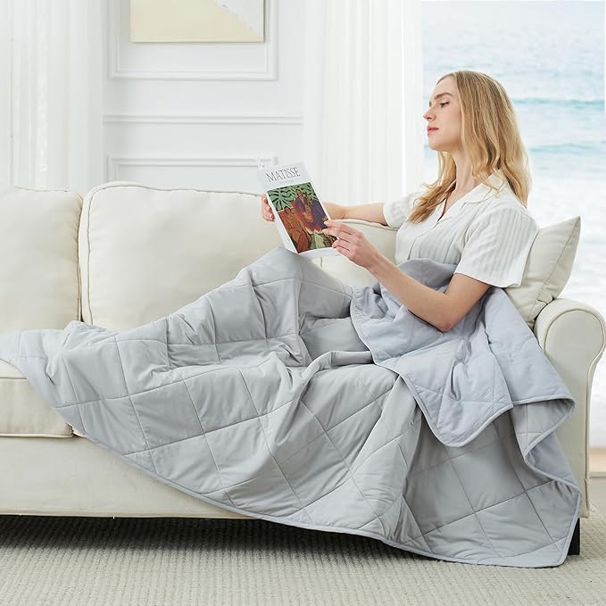 Cozy Bliss Cooling Blanket for Hot Sleepers, Q-Max 0.4 Cooling Comfort Throw by CozyBliss
