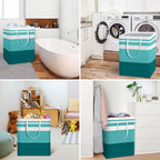 HomeHacks 2-Pack Large Laundry Basket, Waterproof, Freestanding Laundry Hamper - Image 6