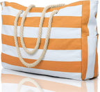 Becokan Beach Bags for Women Large Waterproof Beach Tote Bag Zipper Beach Bags by BecokanBeachBagSpecialist