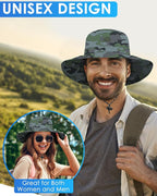 BROTOU Foldable Bucket Hats for Women/Men, UPF 50+ Wide Brim Sun Hat, - Image 4