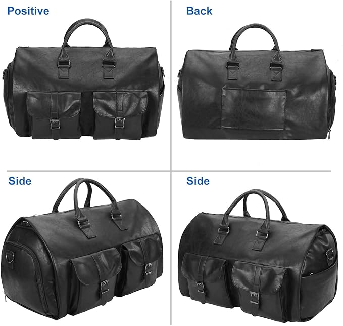 seyfocnia Convertible Travel Garment Bag, Carry on Garment Duffel Bag - Image 6