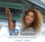 KYME Carry On Luggage 22x14x9 Airline Approved - Image 3