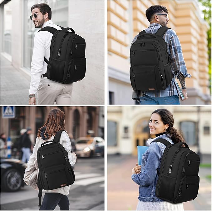 Backpack for Men and Women, School Backpacks for Teen Boys Water Resistant TSA - Image 8
