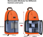 MOSISO Camera Sling Bag, DSLR/SLR/Mirrorless Camera Backpack Case Shockproof - Image 6